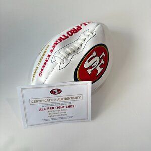 San Francisco 49ers Full Size Autographed Signed Football
